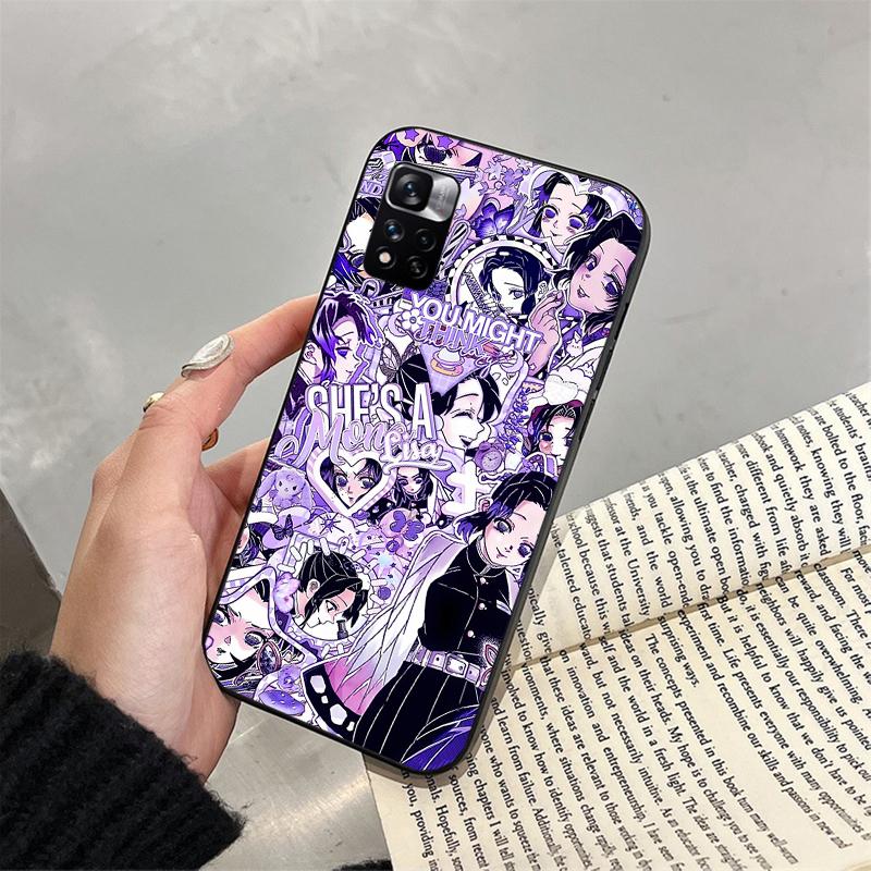 

Phone Case For Xiaomi Redmi note 14 Pro 14 13 12 11 10 Pro 14S 12S 11S Redmi 14C 13C 10 Demon Slayer Anime Redmi Note 12 Pro 4G