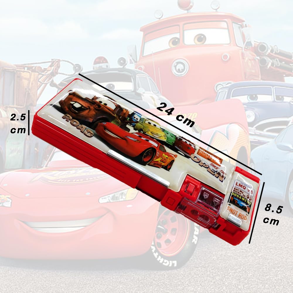 RSINC Magnetic Cars Pencil Box for Kids – E| Durable, Functional, and  Playful Stationery Organizer | V