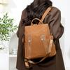 Doppelschultertasche - Damenrucksack - Retro-Stil - Beliebt - Großes Fassungsvermögen - Lässige Reisetasche