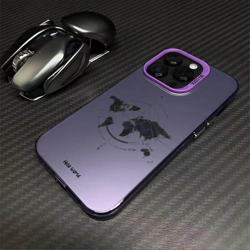 

Чехол для телефона Graffiti Map Silver Shell для iPhone 12/13/14/15/16/17 Pro/Pro Max iPhone 16