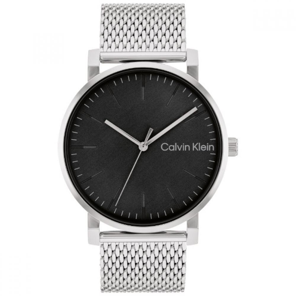 

Calvin Klein Циферблат CK Slate black, сетчатый ремешок из нержавеющей стали 25200260