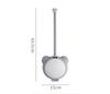 Bear toilet brush wall mounted non perforated bathroom with no dead corners, toilet cleaning brush with cover