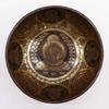 Tibetan Singing Bowl 21cm 5 Buddhas Engraved