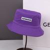 Spring New Letter Fisherman Hat Children Wide Brim Sunshade Sunscreen Hat Showing Face Small Leisure Beach Basin Hat