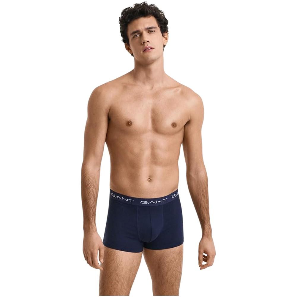 Slip Boxer Uomo Gant in Misto Cotone con Logo (Confezione da 3)