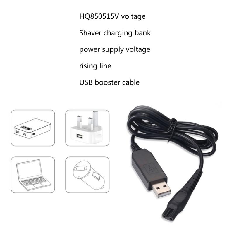 15V One Blade Shaver Charger   OneBlade QP6510 QP6520 QP6530 QP6550 USB To DC 15V Power Supply Plug