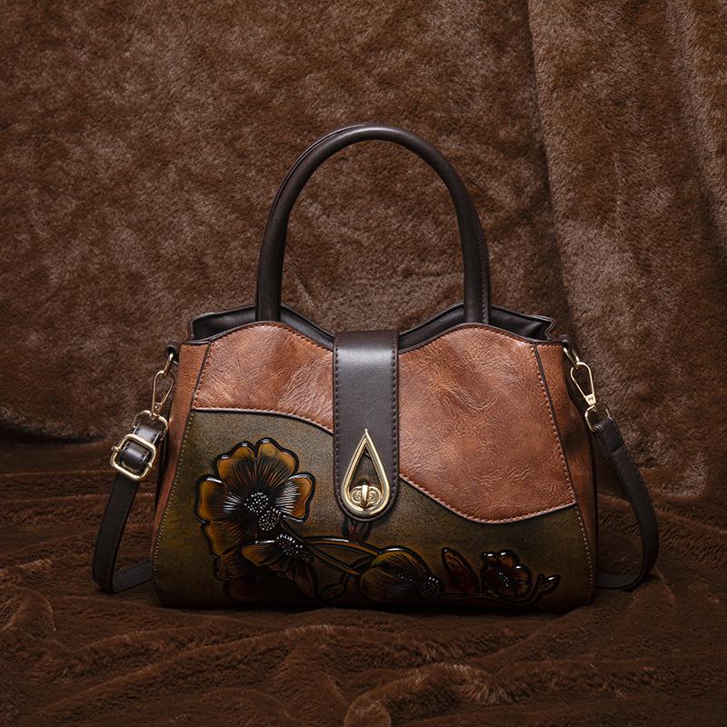 

Новая женская сумка с ретро-тиснением, большой вместимостью и универсальным стилем, станет подарком для бабушки с одним плечом.