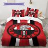 AFC Ajax Bedding Quilt Set Quilt Cover Pillowcase Home Decoration Birthday Gift (1 * Duvet Cover + 2 * Pillowcase, Without Core)