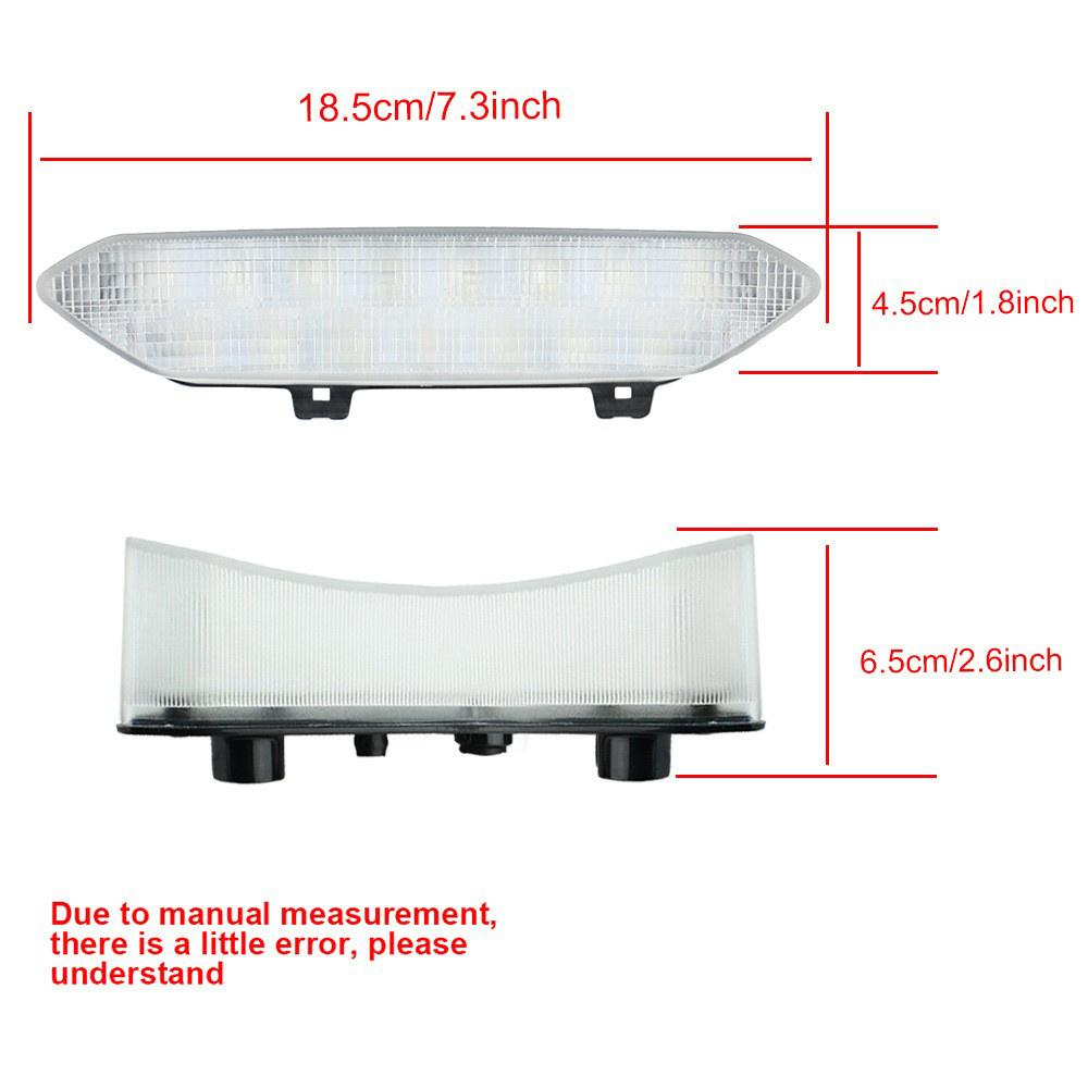 Led Brake Tail Light Rear Lamp For Yamaha Raptor 700 2006-2018 Yfz450R 2009-2018