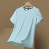 T-shirt Sportiva da Uomo a Maniche Corte Traspirante in Seta di Ghiaccio ad Asciugatura Rapida