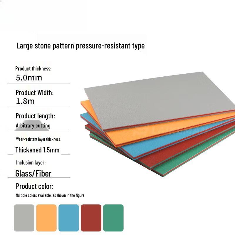 Jun Ding Ying 5.0mm Anti-Pressure Sports Flooring