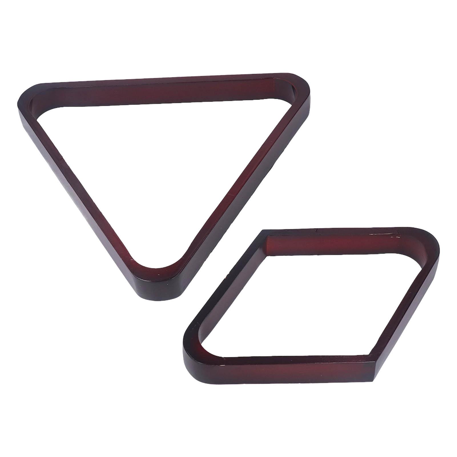 

Billiard Ball Rack Set 9 Ball Stand Triangle Ball Rack Set for 5.72cm American Style Large