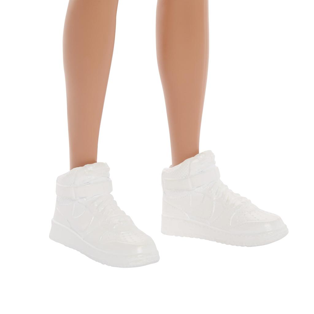 Barbie Ken Fashionista Marble Parka Dress Up Barbie Puppe ab 3 Jahren lila HRH26 Puppe/Haus