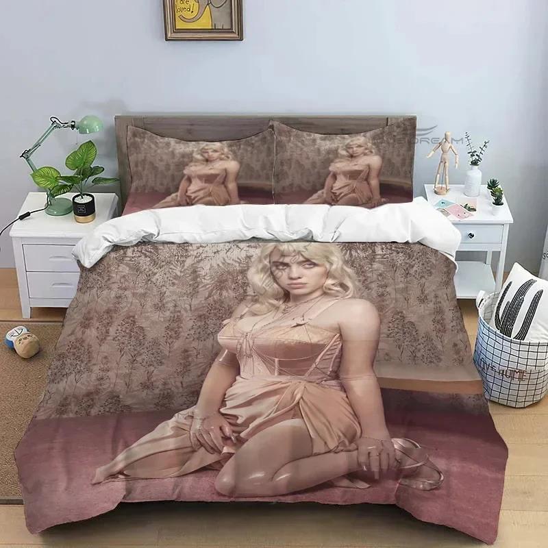 Popular Star B-E Singer Bedding Set Duvet Cover Bed Set Quilt Cover Pillowcase Comforter King Queen Size Boys Adult Bedding Set