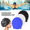 Over Size Extra Large Swimming Cap Waterproof Swimming Pool Cap Protect Ears Bathing Hats  Unisex
