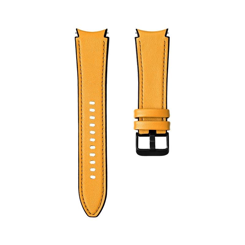 Buy Genuine Leather Strap for Samsung Galaxy Watch 5 4 40mm 44mm Watch