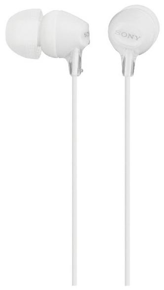 Sony MDR-EX15LP Wired In-Ear Headphones, White