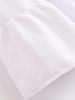 Spring 2025 Women's Fashion: European & American Style Poplin Short Top with Midi Skirt