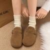 Fleece all-inclusive retro Birkenstocks winter new cotton shoes fluffy shoes thickened warm snow boots