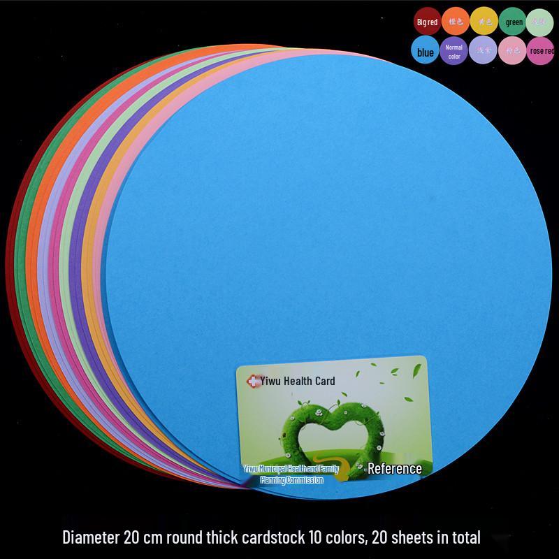 Carton colorat gros: Forme de Inimă, Stea, Floare de Prun și Rotunde pentru Origami și Meșteșuguri pentru Copii