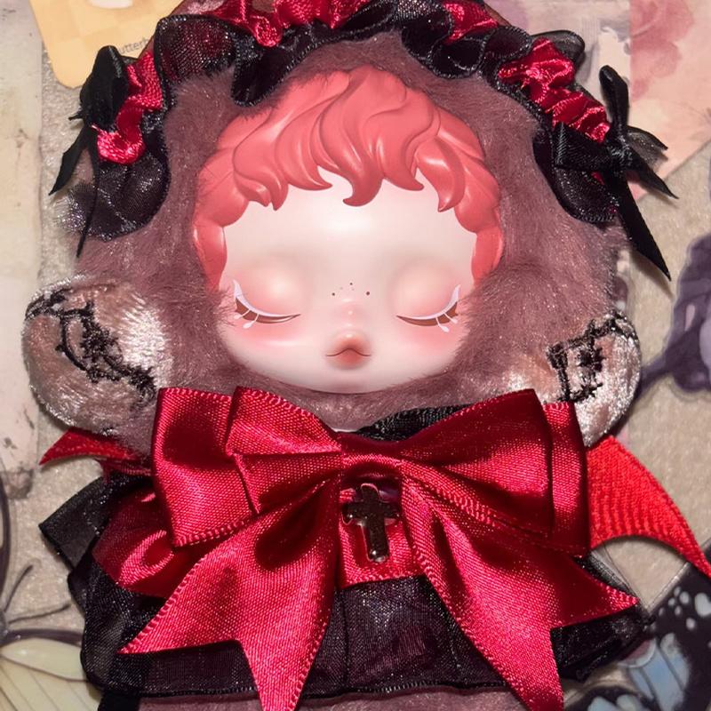 Only Clothes Skullpanda V2/V1 10cm Vinyl Doll Clothes Dress Princess Style Skirt Set Handmade Costume Doll Bag Accessories Toy