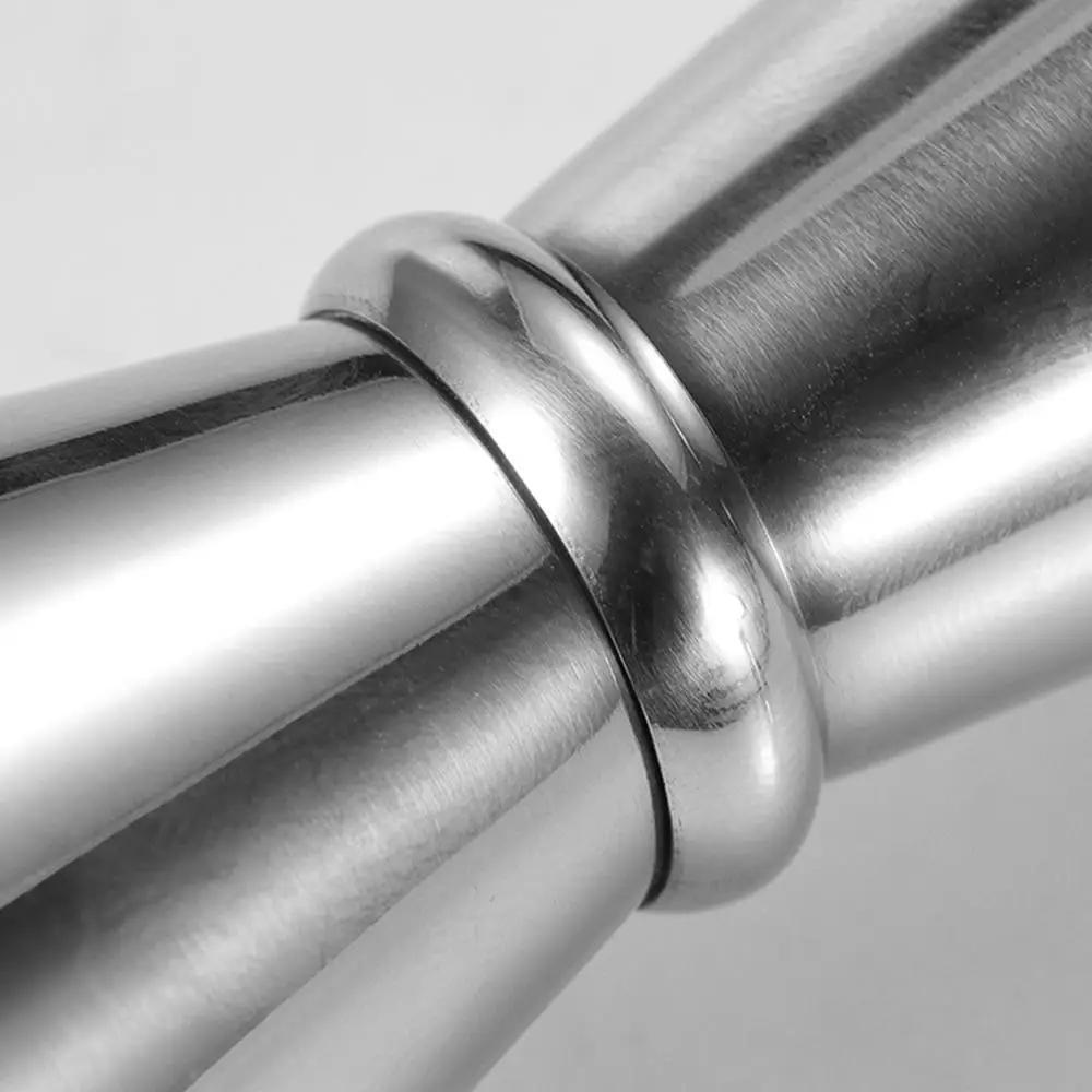 1PC Double Cocktail Jigger Duální design s měřítkem uvnitř nerezové ocelové tyče odměrky Japonský jigger