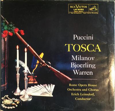 LP Record VARIOUS  Puccini Tosca LM6052 RCA VICTOR RED 1957 US Obi Classical Used