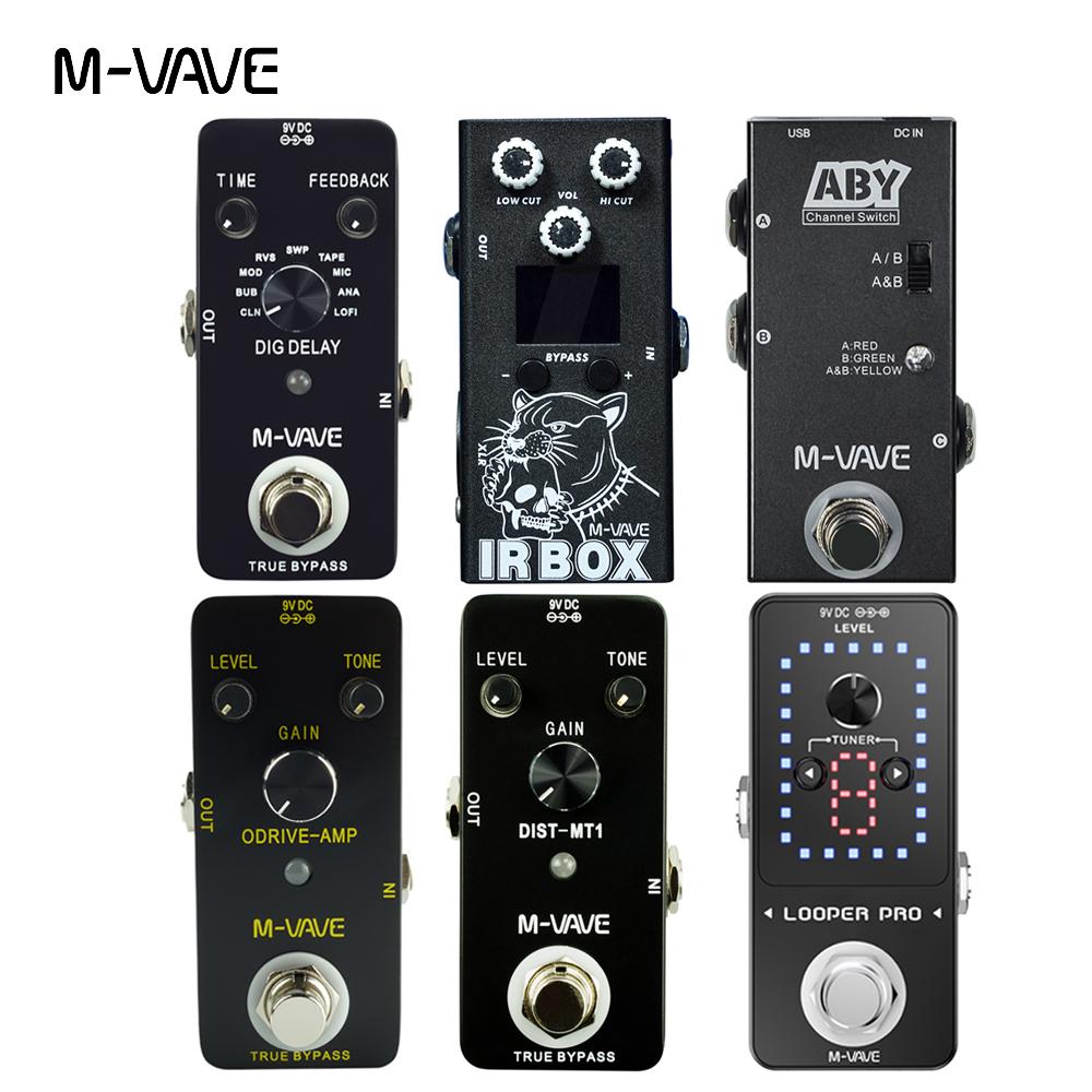 M-VAVE Guitar Effect Pedal Multi-effects Pedal Compressor/Booster/Overdrive/Delay/Reverb/Distortion/Looper/IR BOX/Chorus/Tremolo