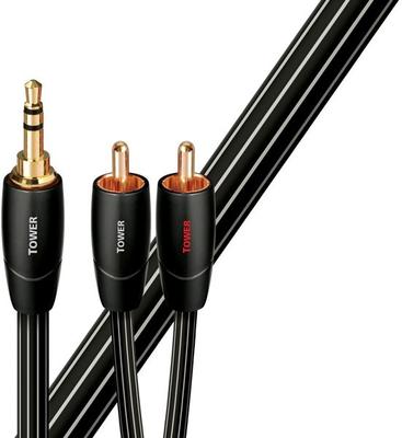 Kabel Audioquest Tower JR 1 x 3,5 mm JACK - 2 x RCA - 2,0m, Audioquest