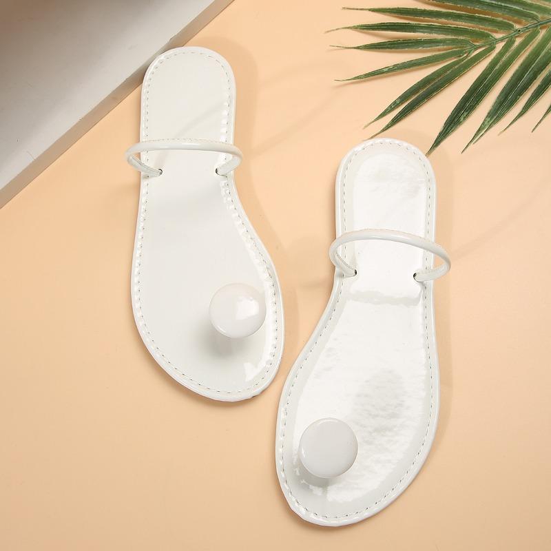 Fashion Sexy Woman Summer Flat Slippers Open Toes Roman Beach Sandals Ladies 2025 New Color Slide Large Size 36-43 Shoes for Women