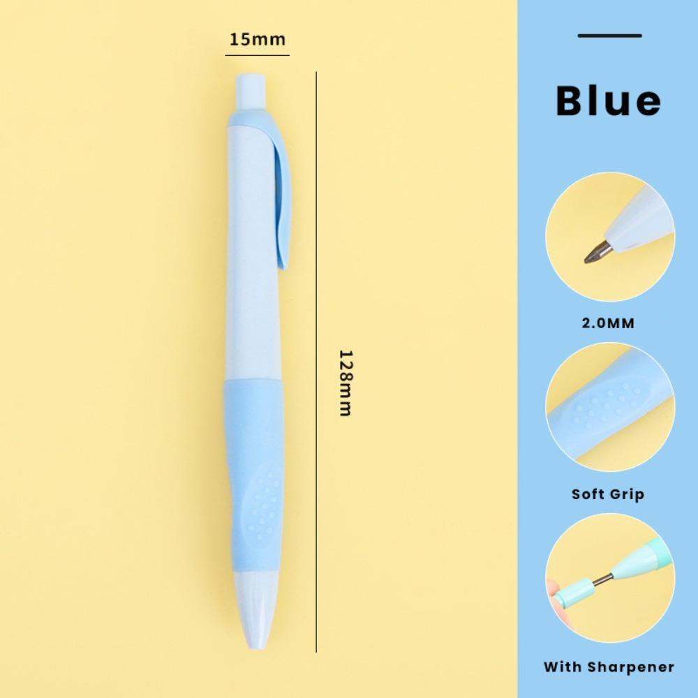 2.0mm Mechanical Pencils HB Automatic Pencils High Quality Propelling Pencil Students Blue