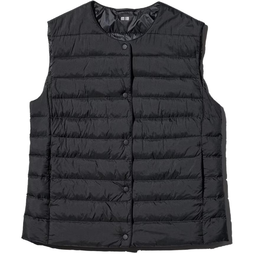 UNIQLO Vienkrāsas Vienas pogas Piedurkņu Vestes