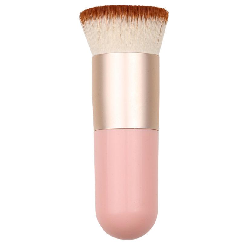 

1pc Portable Flat Head Foundation Make-Up Brush Professional Not Eating Powder No Marking Cosmetic Brushes Kabuki Beauty Tools червоний