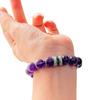10Mm High Quality Grape Purple Natural Amethyst Bracelet Bracelet.
