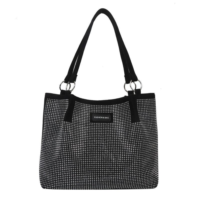 Spacious Trendy 2023 Summer Tote Bag Urban Style Soft Bucket Handbag For Women