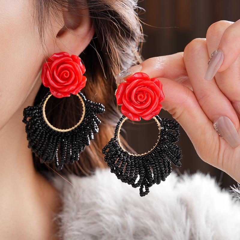 

Серьги-кисточки «Серебряная игла» - Модные длинные висячие серьги в изысканном стиле