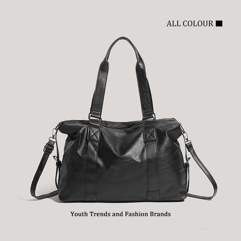 

New hand-held travel bag women s leisure large-capacity messenger bag luggage bag чёрный