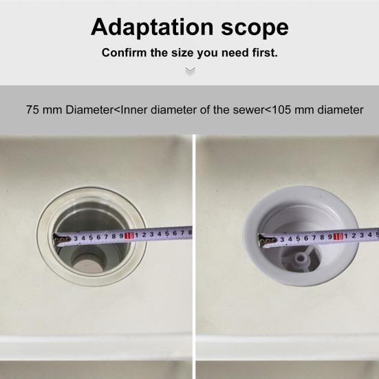 Sink Strainer 1.5mm Fine Hole Widen Edge Stainless Steel Household Kitchen Food Waste Sink Drain Basket for Daily Life