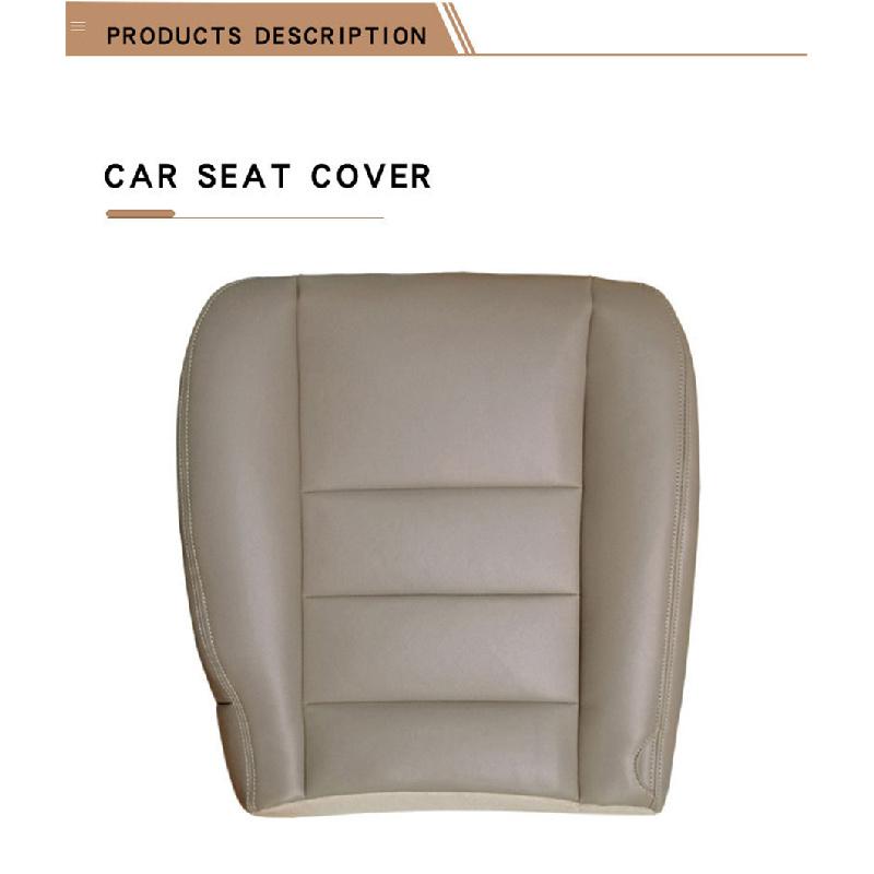 Driver's seat cover Lower seat cover for ford f250 f350 super duty lariat 2002-2007, Color-Light brown