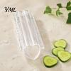 Hard Plastic Plant Shaper Cucumber Growing Mold, Heart Shaped, Clear Vegetable Fruit Shaping Tool Reusable Mold for Zucchini Molds Farm