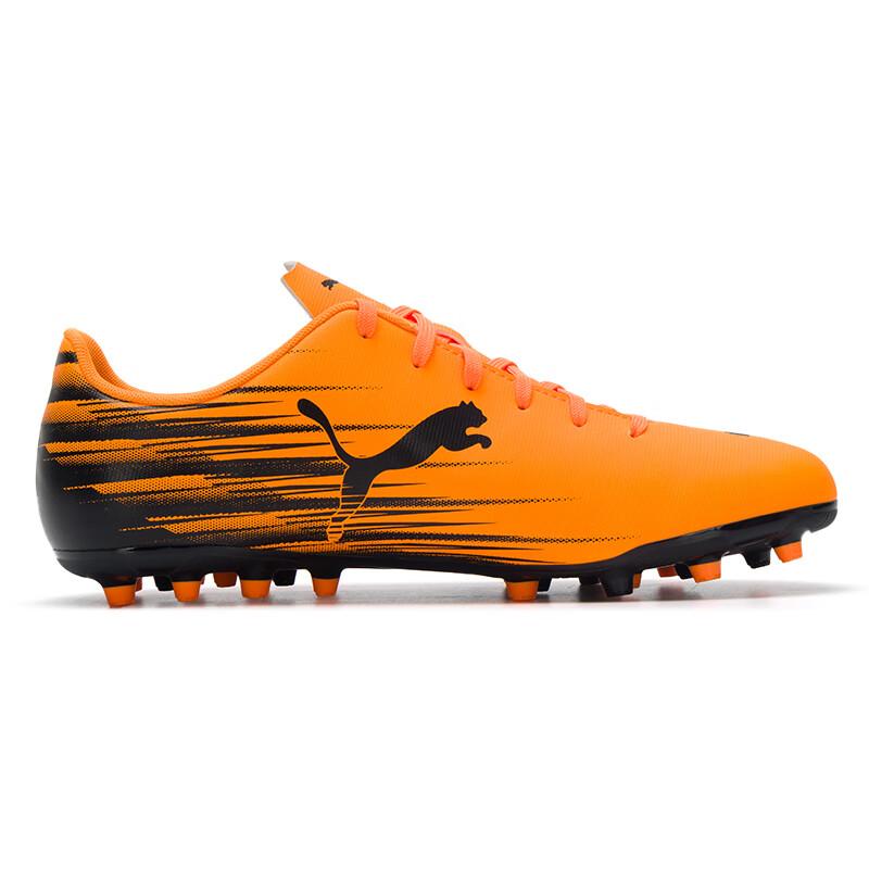 Puma Attacanto 2 Fashion Comfortable Durable Breathable Soccer Shoes Unisex Soccer Shoes Orange Black 109010-04