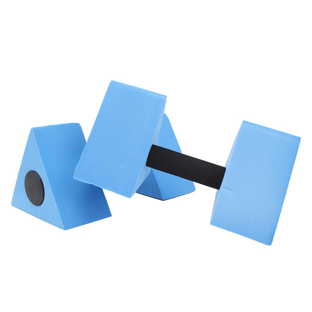 1 Pair Water Floating Dumbbell Triangle Chidren Swimming Teaching Aids for Kids Swimming Blue