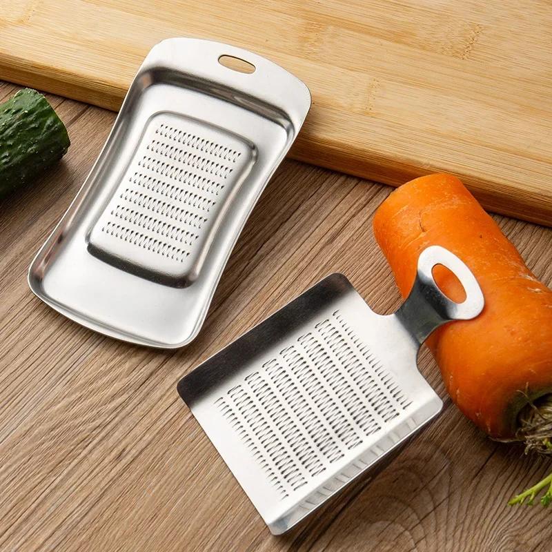 1pcs Ginger Garlic Wasabi Grater Crusher Press Device Chopper Cutter S Peeler Kitchen Tools Stainless Steel Kitchen Items