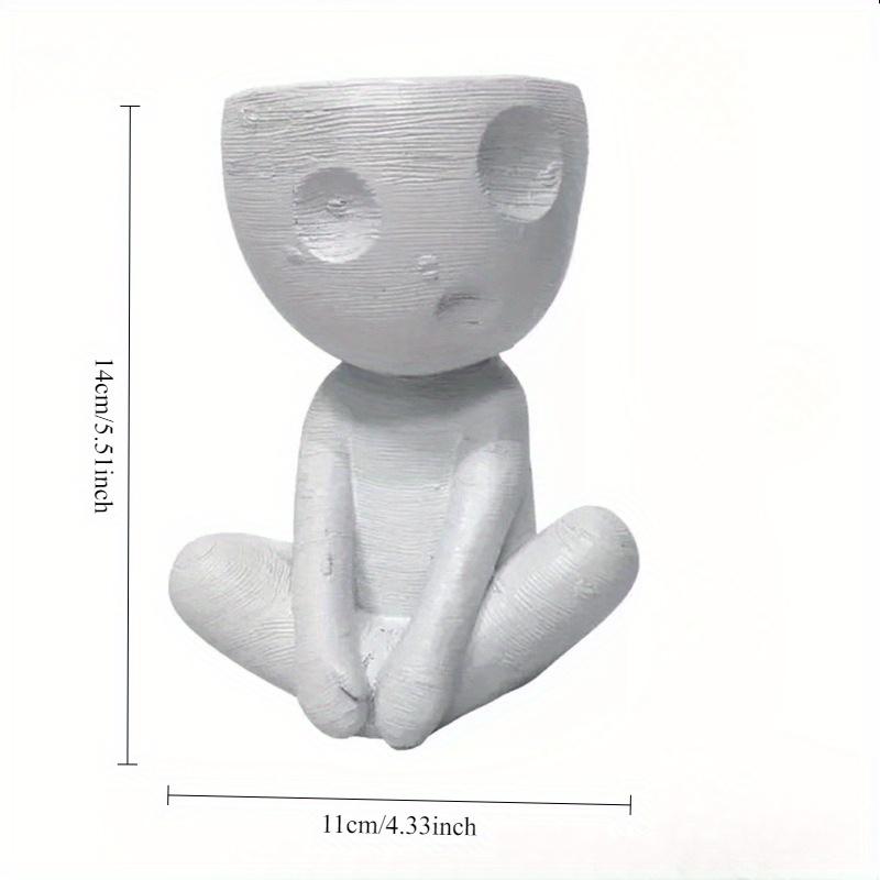 Abstract succulent small flowerpot modern minimalist potted plant office home desktop garden decoration