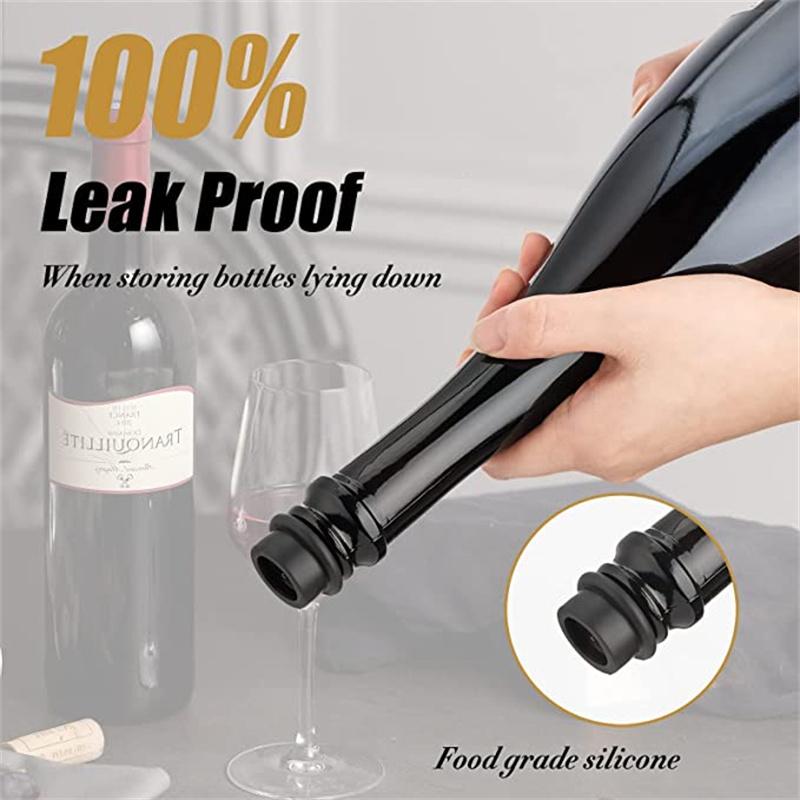 Wine Stoppers for Wine Saver Vacuum Pump Preserver Grade Rubber Wine Stopper Keep Your Wine Fresh Bottle Cap Sealer for Home