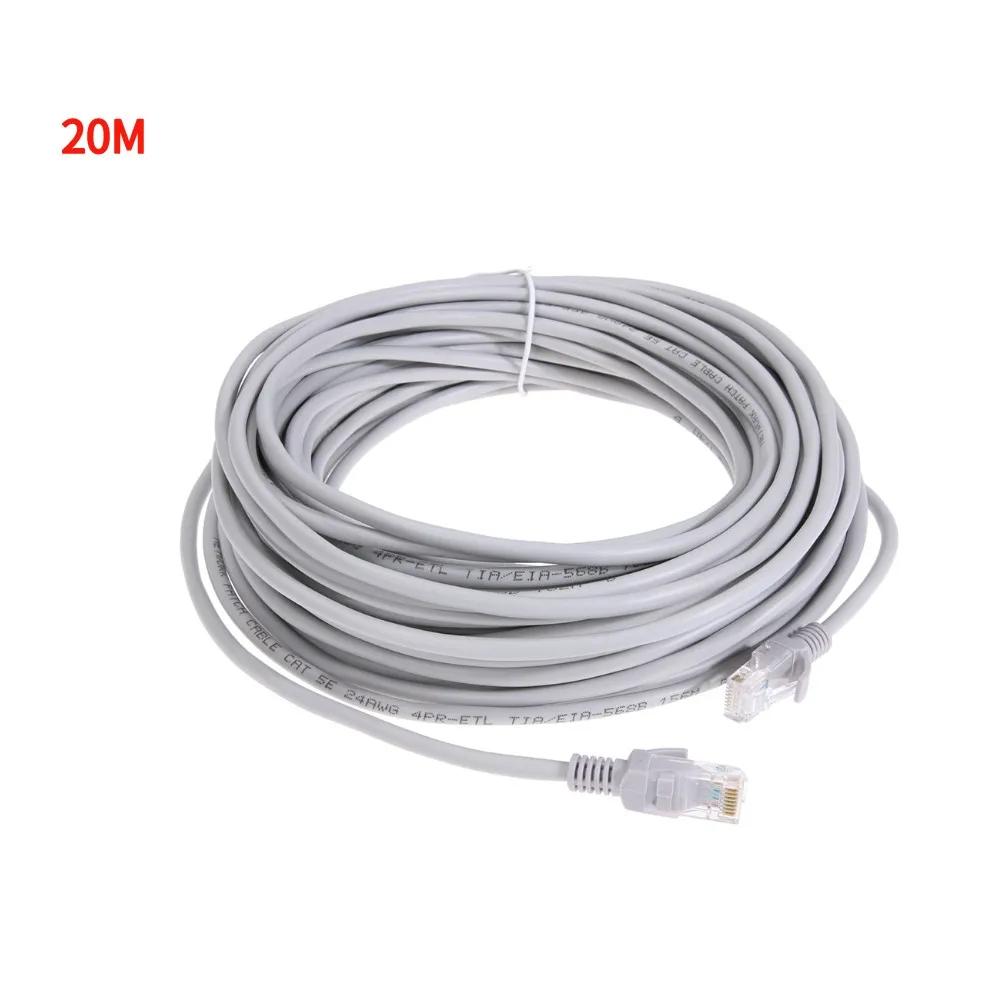 1/2/3/5/10/15/20M Ethernet Cable High Speed RJ45 Internet Cable LAN Network Wire Internet Lead Cord Router Computer Cable