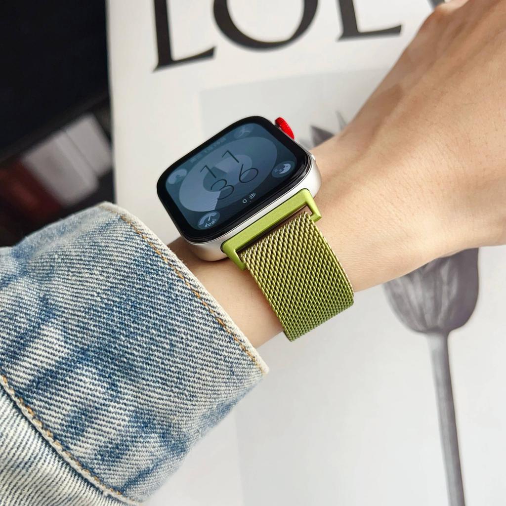 Milánský magnetický řemínek s přezkou pro Huawei Watch Fit4 Pro náramek s poutkem na zápěstí pro Huawei Fit3 nerezový pásek