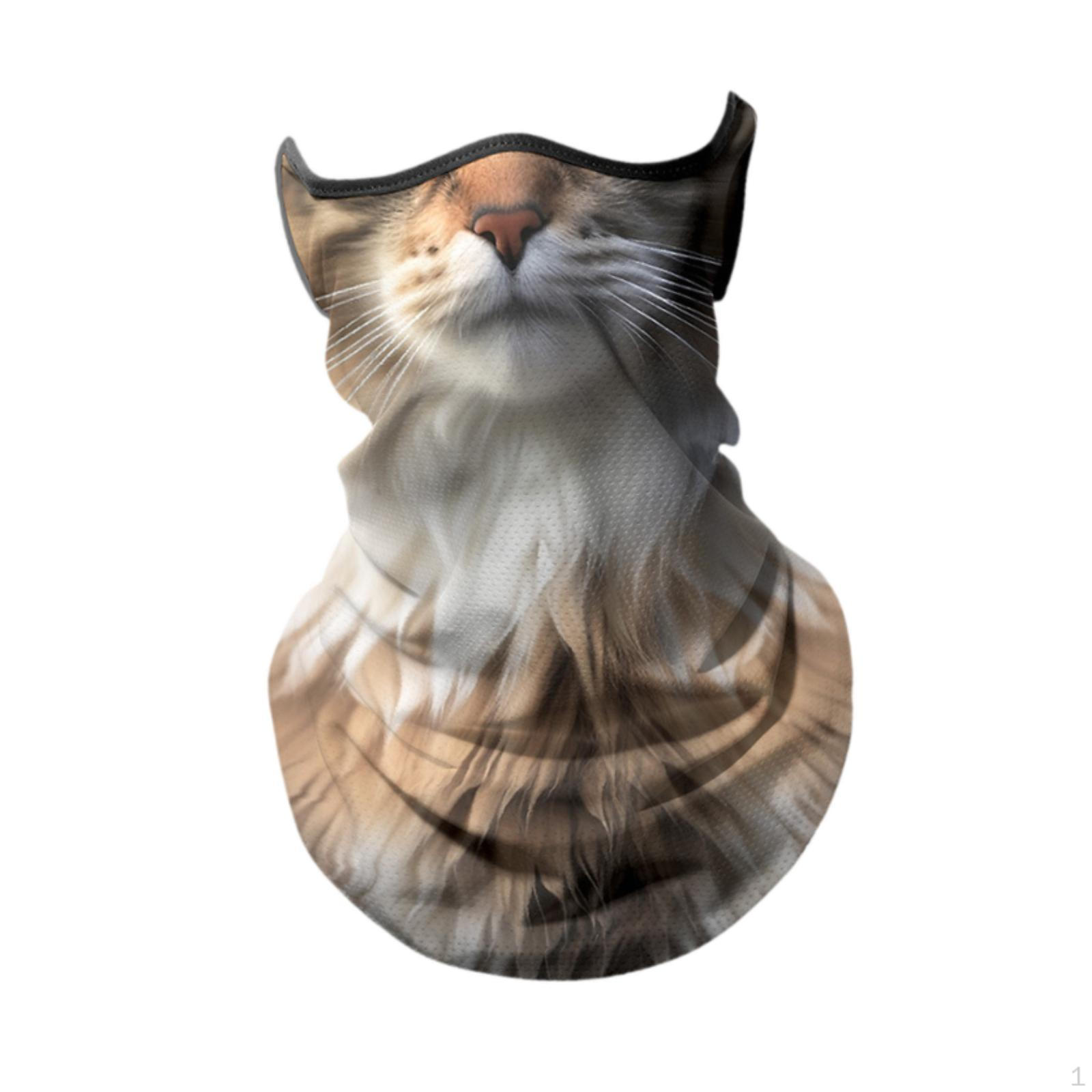 

Маска для лица с животными, гетры для защиты от солнца и пыли, ветра, мужчин и женщин Cat