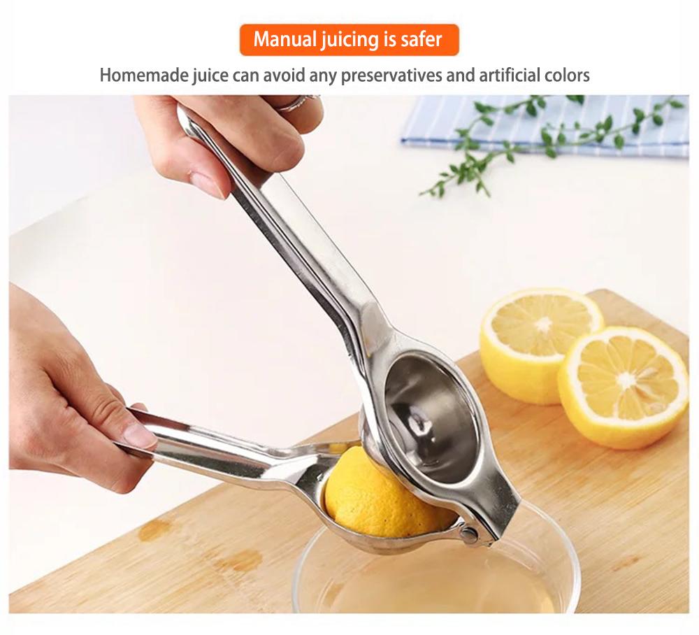 Stainless Steel Citrus Fruits Juicer Hand Manual Orange Juicer Kitchen Tools Juice Fruit Pressing Lemon Squeezer