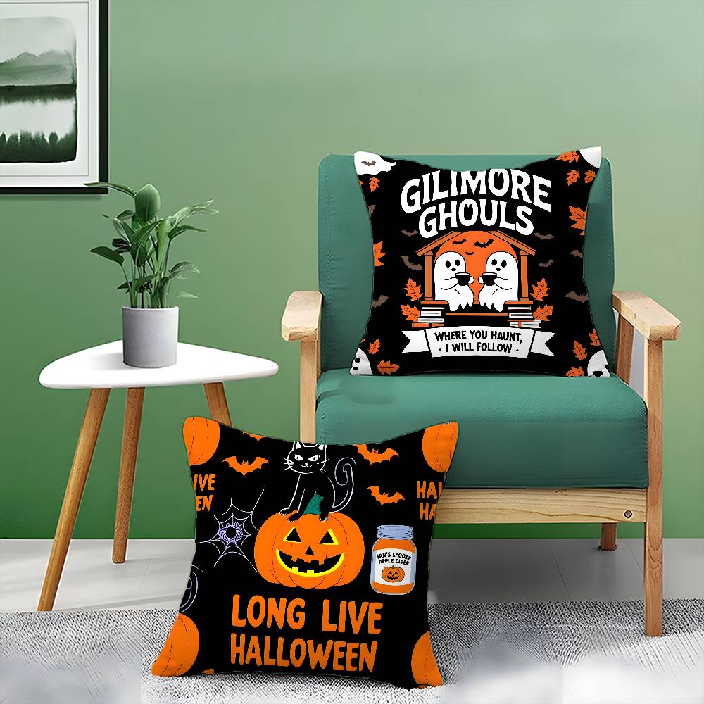 Childrens Trick Oral Happy Patterns Pillow Case Comfort Sofa Bed Silky elegant Invisible zipper Decorative cushion cover